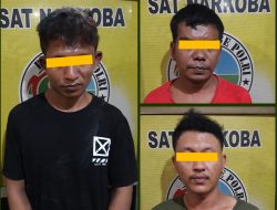 3 ORANG LAKI-LAKI DAN SHABU BROTO 104,87 GRAM DIAMANKAN