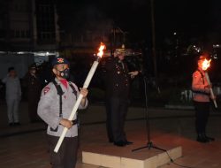 BERJALAN KHIDMAT, APEL KEHORMATAN DAN RENUNGAN SUCI DIPIMPIN OLEH KAPOLRES BINJAI