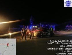 Sat Lantas Polres Binjai Giat KRYD Dan Kamseltibcar Arus Lalin Malam Hari Wilkum Polres Binjai