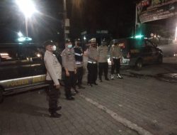 Cipta Kondisi Aman Kondusif Patroli R-4 Bersinggungan dan Operasi Yustisi Malam Hari