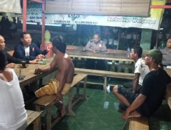 PATROLI SAMBANG DI LINGKUNGAN 5 BEGULDAH KELURAHAN TANAH MERAH KEC BINJAI SELATAN DALAM RANGKA HARKAMTIBMAS