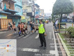 Pos Padat Pagi Personil Polres Binjai, “Pelayanan Pertama di Pagi Hari Kepada Pengguna Jalan Raya”
