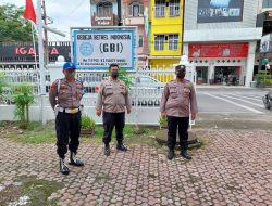 Polres Binjai dan Jajarannya Laksanakan Pam Gereja Rutin Setiap Hari Minggu Pastikan Aman Kondusif