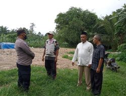 Sambangi Desa Bhabinkamtibmas Polsek Binjai Utara Sampaikan Pesan Kamtibmas