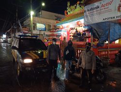 Patroli Antisipasi Kejahatan Malam Hari Dan Himbauan Protokol Kesehatan