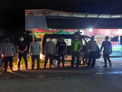 Bersinggungan Patroli R-4 Monitoring Perbatasan Kewilayahan Jaga Situasi Kamtibmas Aman Kondusif