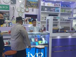 Patroli Malam Dan Penyampaian Imbauan Prokes Di Objek – Objek Vital Wilkum Polsek Sei Bingai