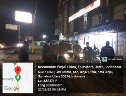 Patroli Bersinggungan Jaga Situasi Kewilayahan Aman Kondusif
