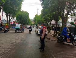 Giat preventif Pos Padat Sore Polsek Binjai Antisipasi Kemacetan