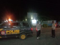 Patroli Malam Dan Himbauan Protokol Kesehatan