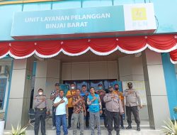 PATROLI RUTIN POLSEK BINJAI BARAT BERIKAN IMBAUAN KE MASYARAKAT BAHAYA COVID-19