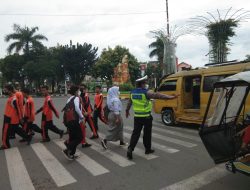 Polsek Binjai Kota Rutin Laksanakan Pengaturan Lalin Pagi