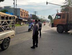 Gatur Sore Polsek Binjai Barat Antisipasi Kamseltibcar