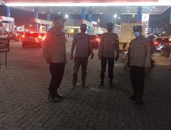 BBM Naik, Waka Polsek Binjai Timur Patroli ke SPBU