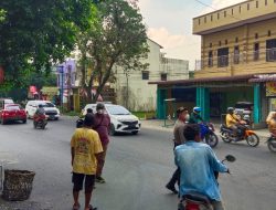 Padat Sore Rutin Polsek Binjai Barat Antipasi Kelancaran Arus Lalin