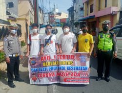 EDUKASI KE MASYARAKAT GIAT PENLING – PENLUH UNIT DIKYASA SAT LANTAS POLRES BINJAI