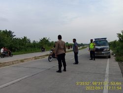 Antisipasi 3C, Balap Liar, Knalpot Blong Polsek Binjai Timur Lakukan Patroli Seputaran Jalan Baru Makalona