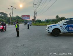 Berikan Pelayanan Di Pagi Hari, Satlantas Polres Binjai Lakukan Pengaturan