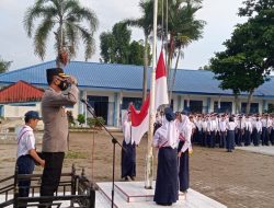 Jadi Pembina Upacara di Sekolah Ini Pesan Kapolsek Binjai Utara
