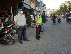 Pastikan Kelancaran Arus Lalu Lintas Gatur Sore Polsek Binjai Kota