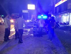 CIPTA KONDISI BERI KENYAMANAN DI MALAM HARI PATROLI BERSINGGUNGAN POLSEK BINJAI TIMUR