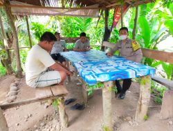 Giat Sambang Desa Bhabinkamtibmas Polsek Binjai Barat Jaga Kondusifitas Kamtibmas di Wilayah Binaan