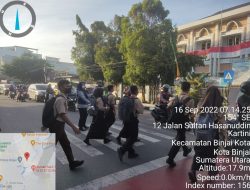 Satlantas Polres Binjai Laksanakan Pos Padat Pagi, Beri Kenyamanan Pengguna Jalan Yang aman Kondusif