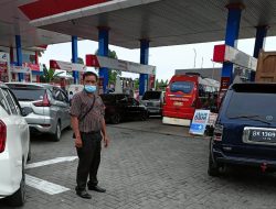 UNIT INTELKAM POLSEK BINJAI TIMUR MONITORING KETERSEDIAAN STOCK BBM DI SPBU
