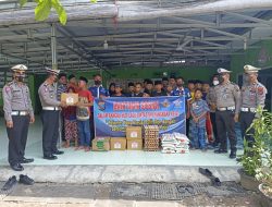HARI LALU LINTAS BHAYANGKARA KE – 67, RUMAH YATIM TERPADU DAARUL HAMID ASSALAM TERIMA 100 PAKET SEMBAKO