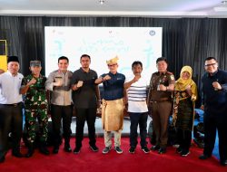 KAPOLRES DAN FORKOPIMDA BINJAI SAMBUT MENPAREKRAF SANDIAGA  SALAHUDDIN UNO