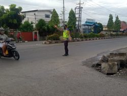 Polsek Binjai Timur laksanakan Gatur Pagi, Antisipasi Gangguan Kamtibmas