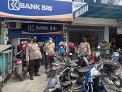 Patroli Polsek Binjai Barat sambang Bank BRI guna mewujudkan situasi kamtibmas yang aman