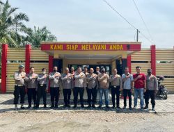 KAPOLRES BINJAI CEK KESIAP SIAGAAN PERSONIL POLSEK SELESAI