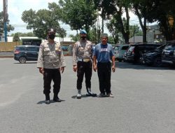 POLRES BINJAI DAN JAJARANYA RUTIN PENGAMANAN SHALAT JUMAT, BERIKAN KENYAMANAN SAAT BERIBADAH