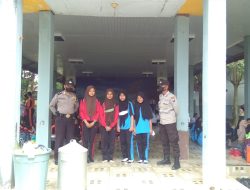 POLSEK BINJAI SELATAN HADIRI APEL PEMBUKAAN LOMBA PMR DALAM RANGKA MEMPERINGATI HUT PMI KE 77 DI SMAN 5 KOTA BINJAI