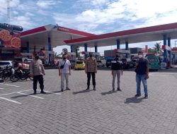 POLSEK BINJAI TIMUR GIAT PATROLI MONITORING KETERSEDIAAN STOCK BBM DI SPBU