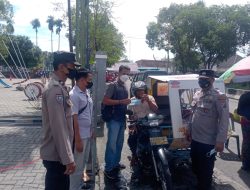 Gelar Operasi Yustisi Pagi Ingatkan Warga Pengguna Jalan Patuhi Prokes