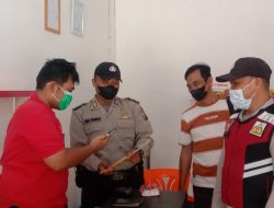 GELAR OPERASI YUSTISI GUNAKAN BARCODE APLIKASI PEDULI LINDUNGI SASAR PELAKU USAHA WILKUM POLSEK BINJAI KOTA