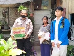 BERSAMA MAHASISWA || SAT BINMAS POLRES BINJAI BAGIKAN BANSOS TERKAIT DAMPAK PENYESUAIAN BBM