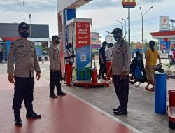 POLSEK BINJAI TIMUR GIAT PATROLI KRYD SASAR SPBU ANTISIPASI PENIMBUNAN BBM BERSUBSIDI