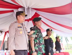 KAPOLRES BINJAI HADIRI PELANTIKAN JABATAN KOMANDAN BATALYON A BRIMOB POLDASU