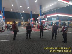 Sat Samapta Melalui Unit Pam Obvit Polres Binjai Patroli R-2 Malam Rutin Sasar Objek Vital