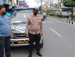 POLSEK BINJAI KOTA MELALUI GIAT PATROLI RUTIN SAMBANG OBJEK VITAL DEMI CEGAH 3C