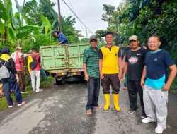 SEMANGAT GOTONG ROYONG BERSAMA BHABINKAMTIBMAS KELURAHAN BANDAR SENEMBAH POLSEK BARAT
