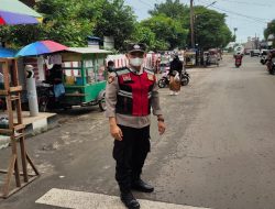 LAKSANAKAN GATUR SORE  PASTIKAN KELANCARAN ARUS LALU LINTAS POLSEK BINJAI KOTA