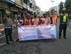 Polres Binjai Sebar Brosur Keselamatan Lalu Lintas, Melalui Operasi Zebra 2022