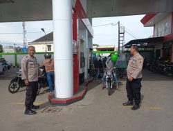 ANTISIPASI DAMPAK KENAIKAN BAHAN BAKAR MINYAK (BBM) DI WILKUM POLRES BINJAI, SAT BINMAS POLRES BINJAI MELAKSANAKAN GIAT PREEMTIF