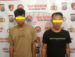 POLSEK BINJAI TIMUR UNGKAP KASUS PENCURIAN DENGAN PEMBERATAN