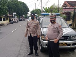 POLSEK BINJAI KOTA GIAT RUTIN LAKSANAKAN PATROLI  ANTISIPASI 3C DISEPUTARAN KOTA BINJAI
