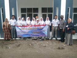 LEWAT SPANDUK, SAT LANTAS POLRES BINJAI GENCAR SOSIALISASIKAN OPERASI ZEBRA TOBA 2022